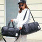 MensFashionStyleStore PU LEATHER GYM BAG