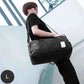 MensFashionStyleStore Black L / CHINA PU LEATHER GYM BAG