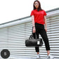MensFashionStyleStore Black S / CHINA PU LEATHER GYM BAG