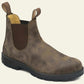 RETRO SLIP ON LEATHER BOOTS.