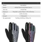 ROCKBROS Winter Bicycle Gloves Touch Screen Thermal Fleece Climbing Skiing Bike Gloves Men Women Windproof Warm Cycling Gloves.