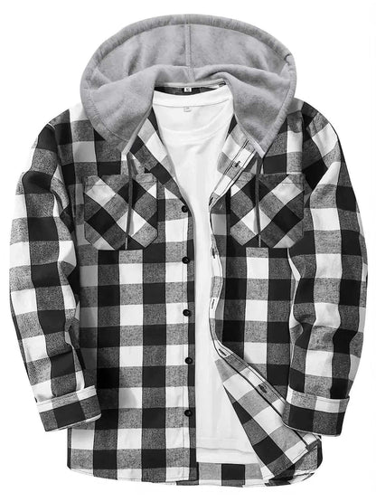  Men's Fashion Style Store White / XXXL Shirt Jackets