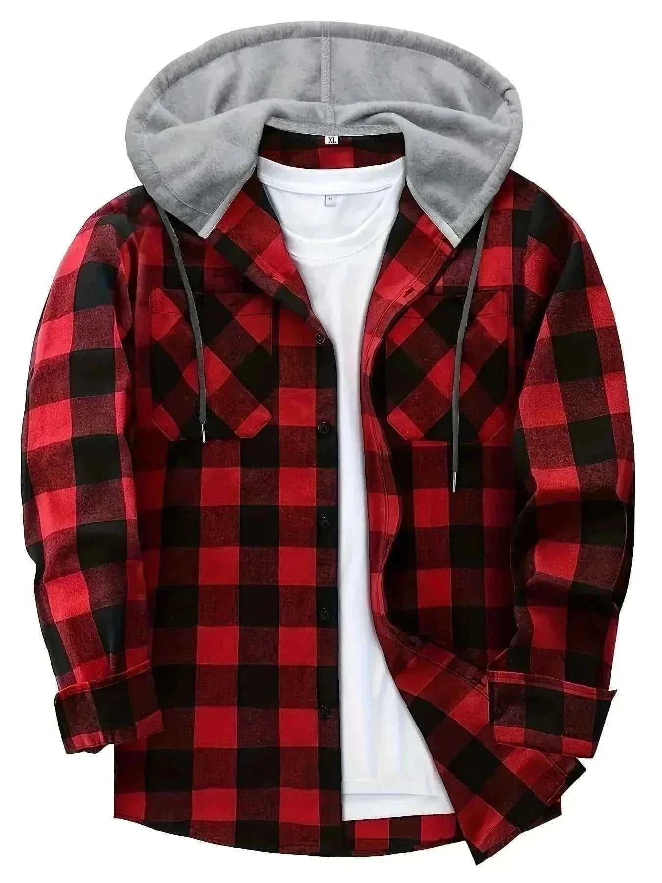  Men's Fashion Style Store Wine Red / S Shirt Jackets