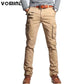 MensFashionStyleStore SLIM FIT MILITARY CARGO PANTS