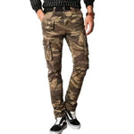 SLIM FIT MILITARY CARGO PANTS.