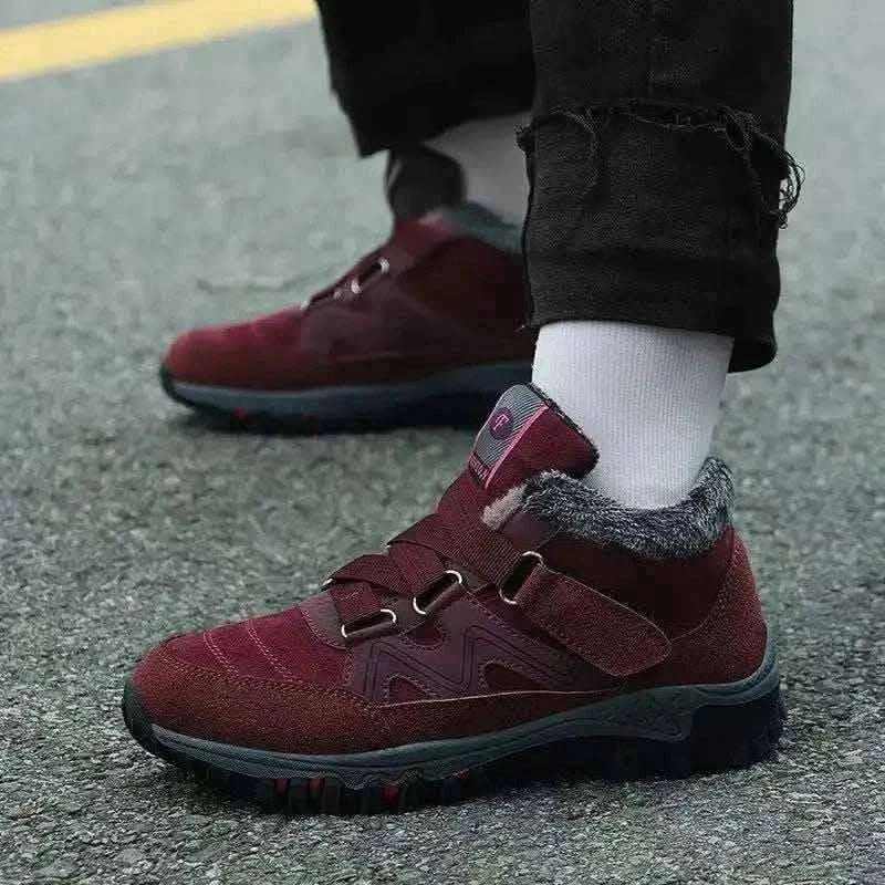 SneakersWomen Platform Winter Sneakers Shoes Woman Luxury Comfortable Casual Running keep warm Outdoor Hiking Sports Short Boot.
