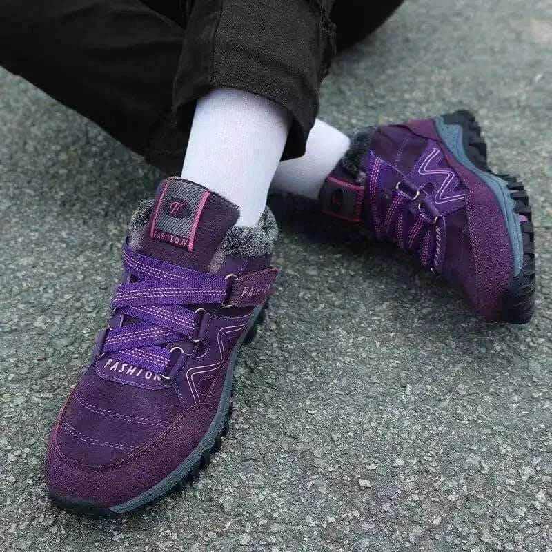 SneakersWomen Platform Winter Sneakers Shoes Woman Luxury Comfortable Casual Running keep warm Outdoor Hiking Sports Short Boot.