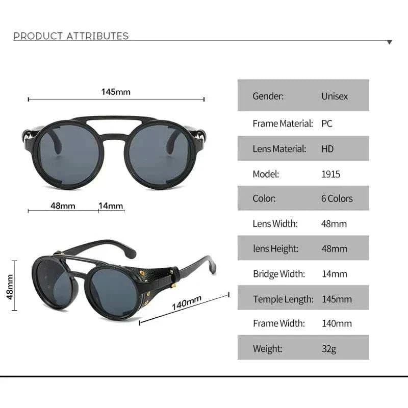 MensFashionStyleStore STEAMPUNK SUNGLASSES -