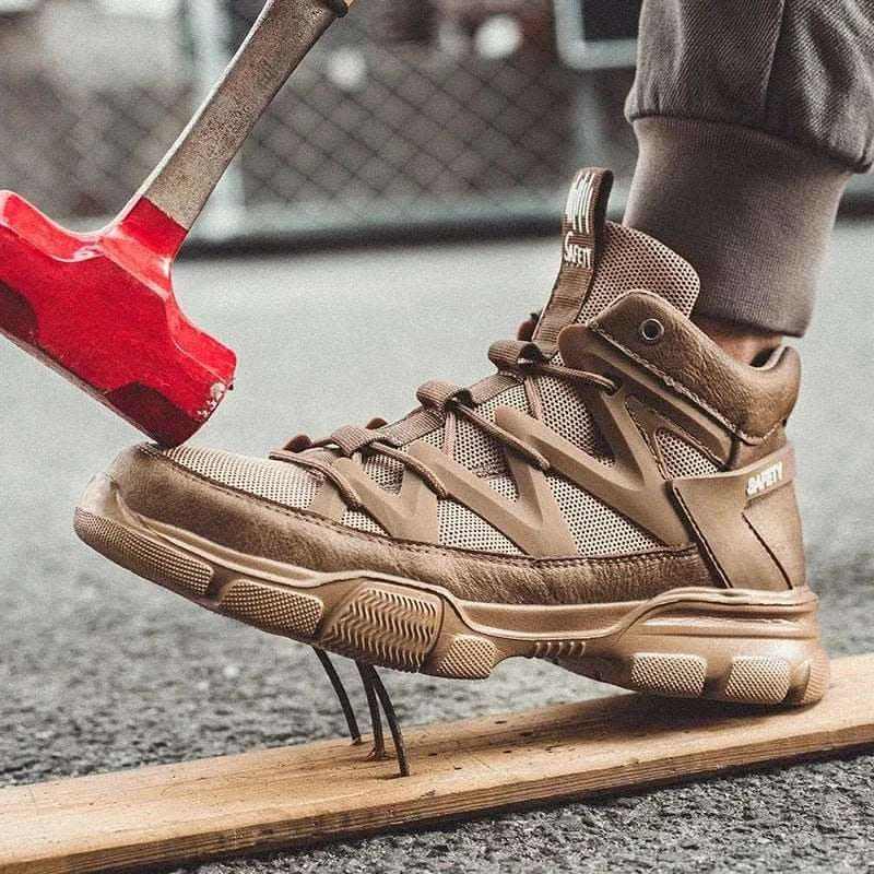 STEEL TOE PUNCTURE PROOF SNEAKERS.