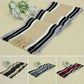 Stylish Winter Scarf Thick Windproof Soft Classic Striped Patchwork Color Men Scarf.