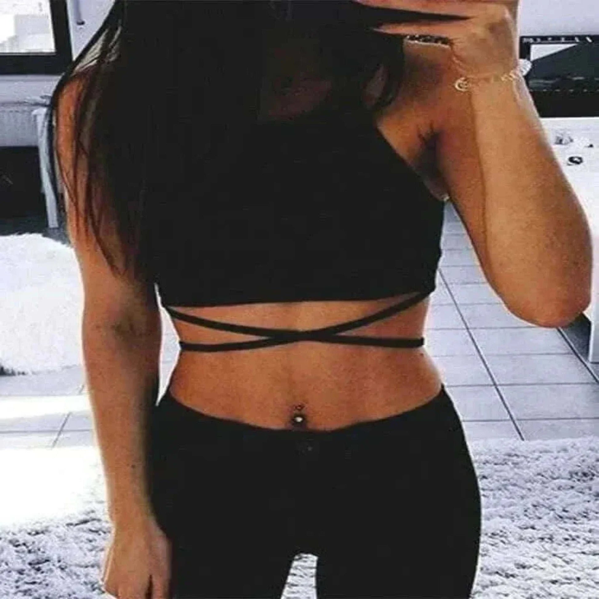 Going Out Tops- Summer Crop Tops Blusa Women.
