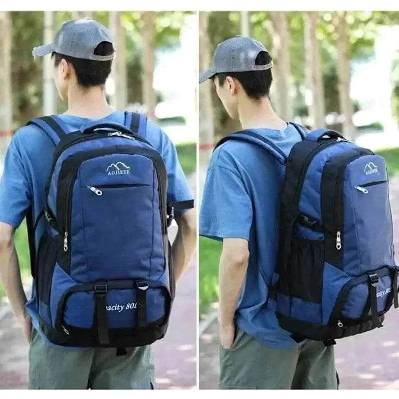 Super Large Capacity Nylon Travel Backpack.