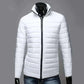Men Puffer jacket-Trendy  Fashion Stand Collar Slim Puffer Coat Lightweight Male Windbreaker Thickened   Outerwear.