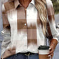  Men's Fashion Style Store Tribal Pattern Men's Shirt Tops Lapel Long Sleeve Closure Men's Casual Shirts Men's Daily Vacation Streetwear