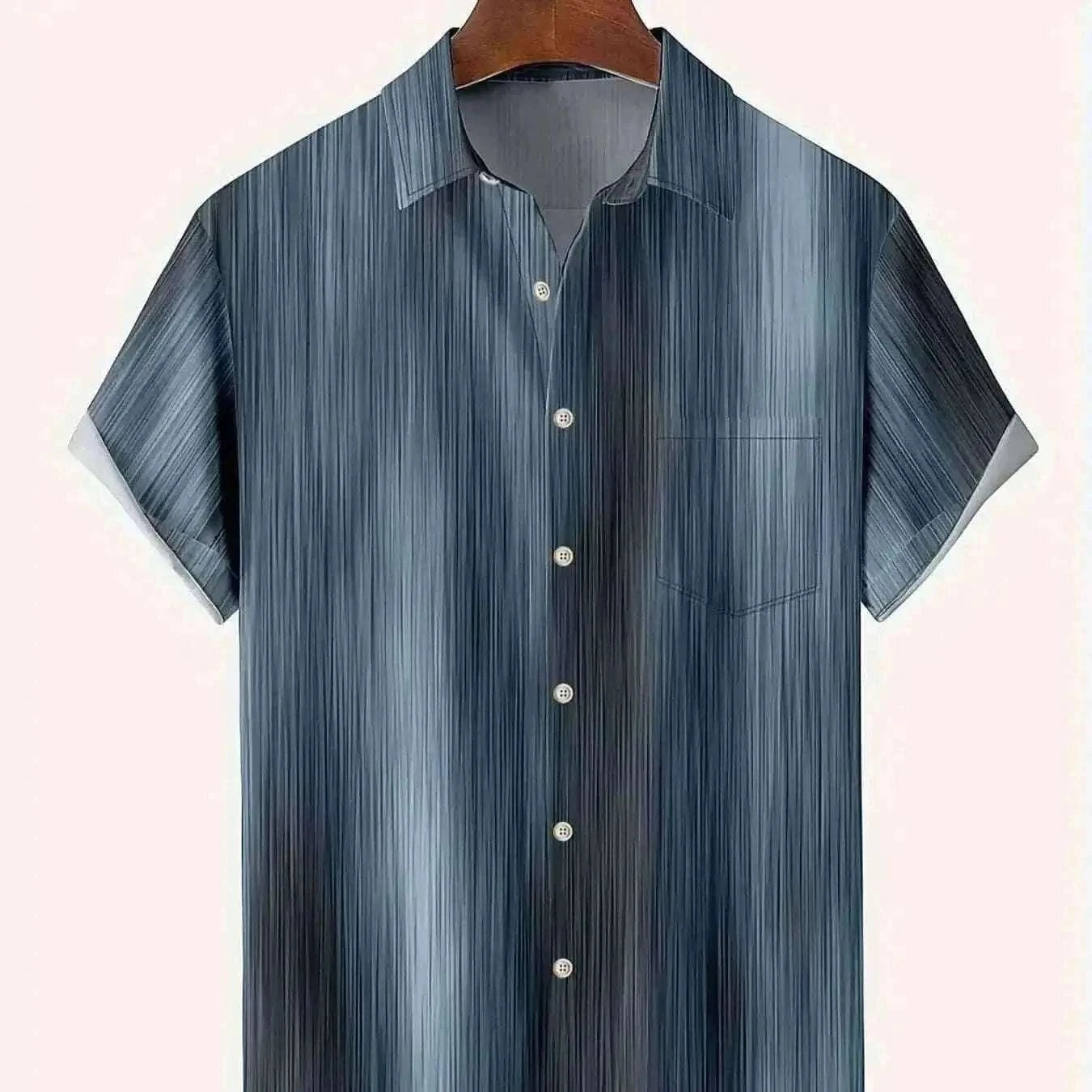 Tribal Pattern Men's Shirt Tops Lapel Long Sleeve Closure Men's Casual Shirts Men's Daily Vacation Streetwear.