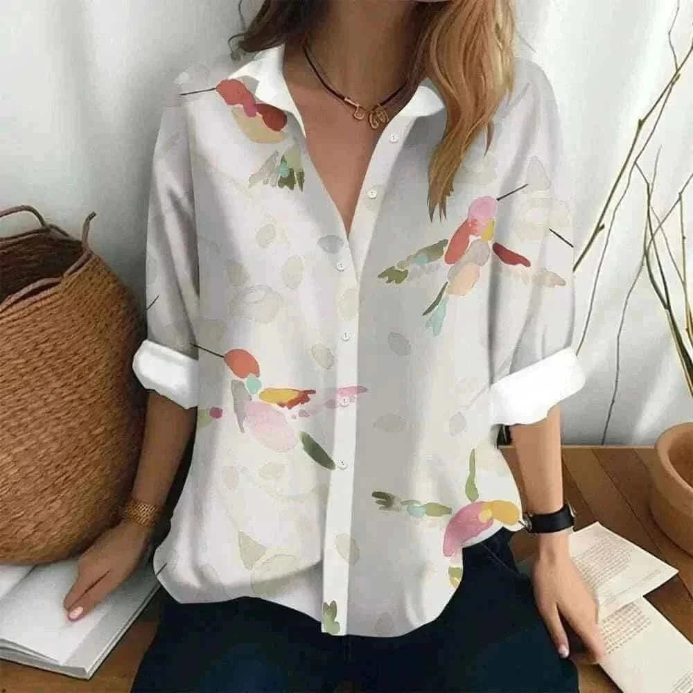  Men's Fashion Style Store Tribal Pattern Men's Shirt Tops Lapel Long Sleeve Closure Men's Casual Shirts Men's Daily Vacation Streetwear