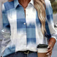  Men's Fashion Style Store Tribal Pattern Men's Shirt Tops Lapel Long Sleeve Closure Men's Casual Shirts Men's Daily Vacation Streetwear
