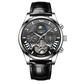 MensFashionStyleStore 16213-black belt VINTAGE DESIGN MECHANICAL WATCH WITH SILICONE STRAP