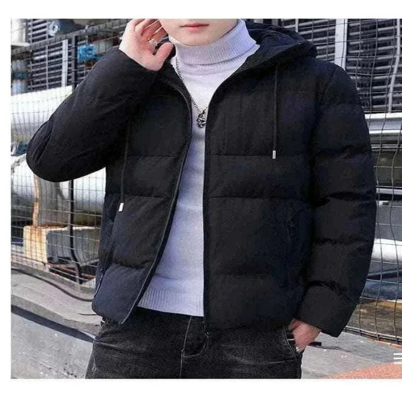 Warm New Casual Fashion Windproof Parka men Jacket y2k streetwear With Hood Men Windbreaker Winter Men Clothes ropa hombre.