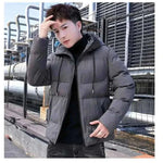Warm New Casual Fashion Windproof Parka men Jacket y2k streetwear With Hood Men Windbreaker Winter Men Clothes ropa hombre.