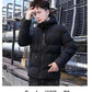 Warm New Casual Fashion Windproof Parka men Jacket y2k streetwear With Hood Men Windbreaker Winter Men Clothes ropa hombre.