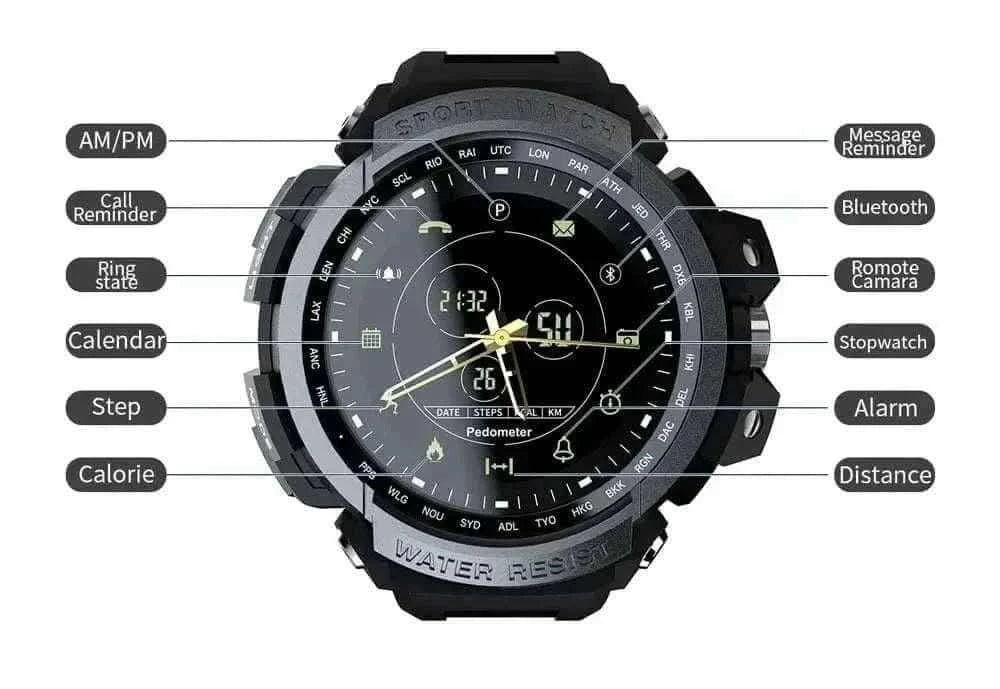 WATERPROOF SPORT SMART WATCH.