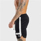 WHITE FITNESS SHORTS.