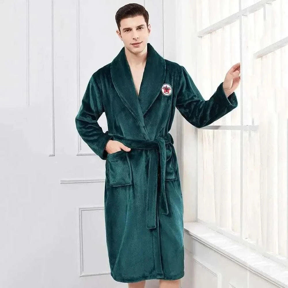MensFashionStyleStore Style C21 / 3XL WINTER FLANNEL BATHROBE