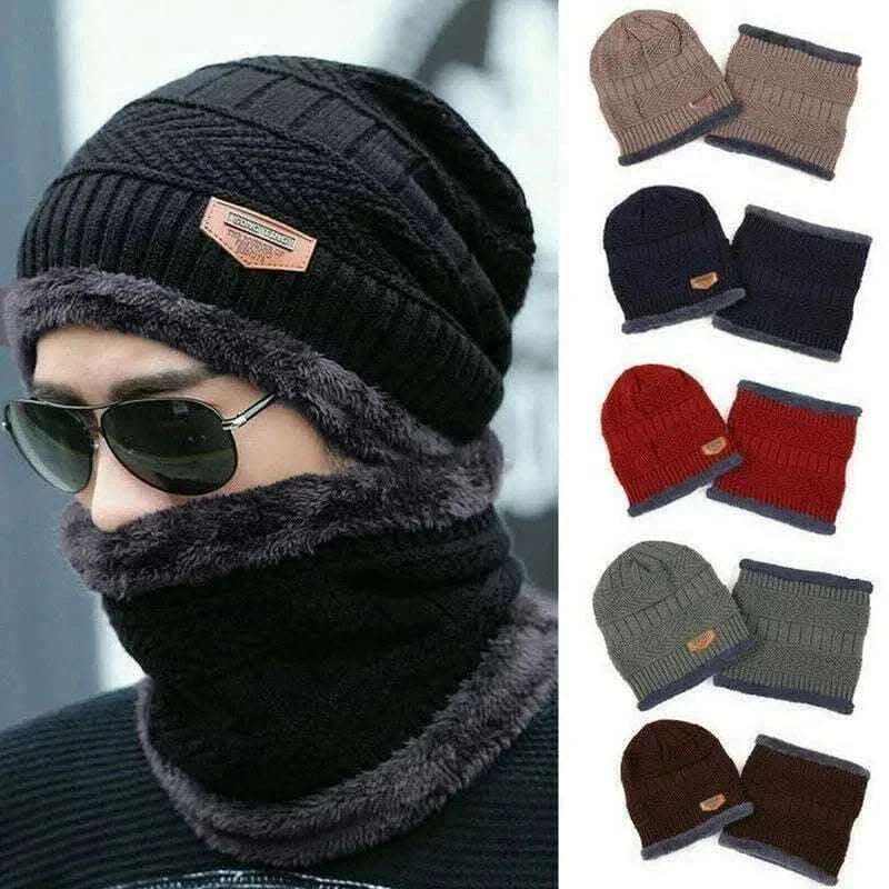 Beanie Hats Mens- Winter Hats Knit Cap Men.