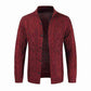 Sweaters-Winter Jacket Loose Mens Jacquard Knitted Cardigan.