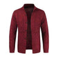 Sweaters-Winter Jacket Loose Mens Jacquard Knitted Cardigan.