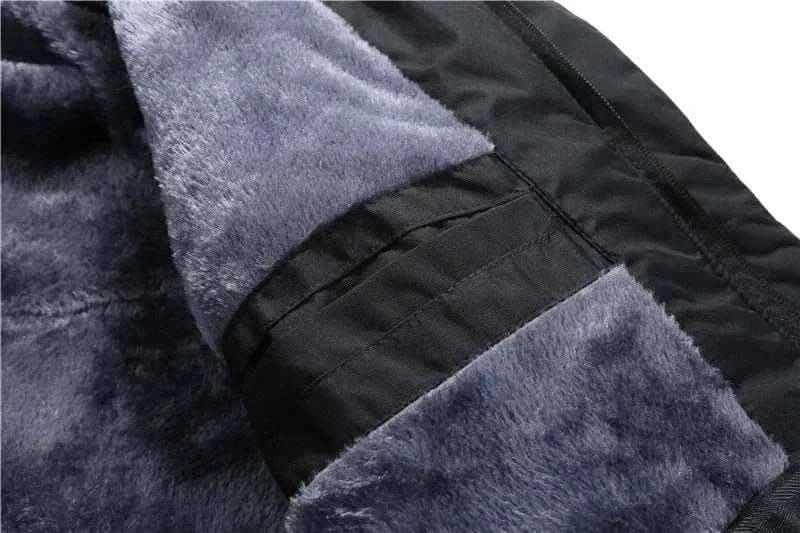 Men's Fashion Style Store Winter Jacket Men Thick Fleece