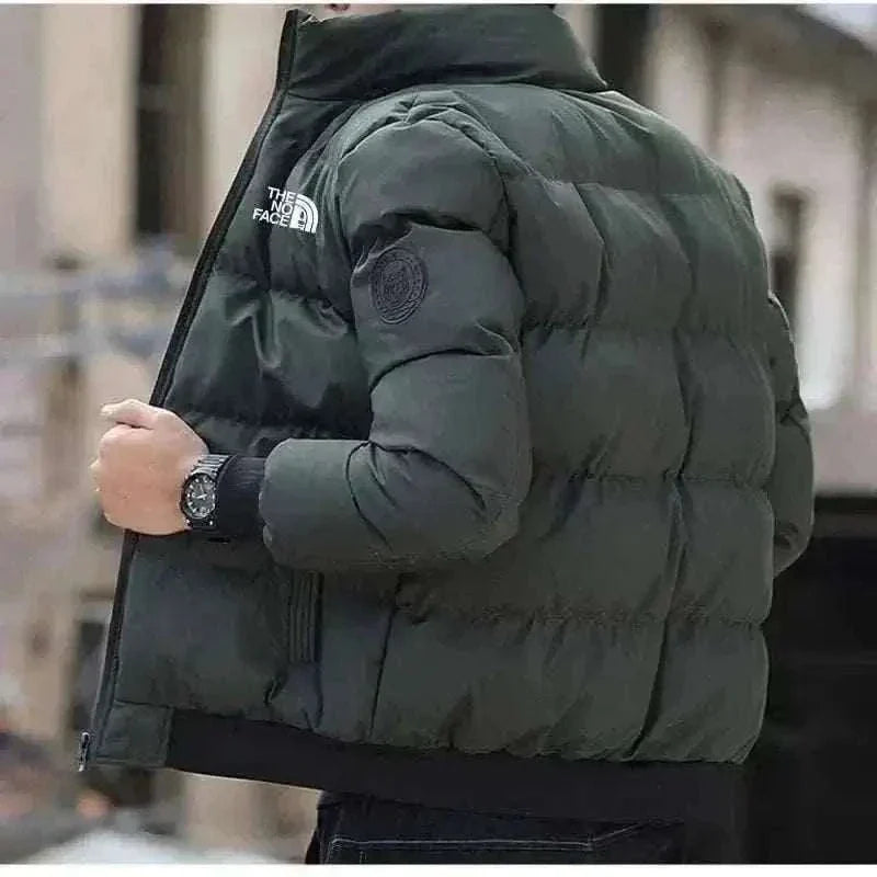 Buy Winter Jackets- Stand Collar Warm Down Jacket Street Fashion Casual Brand Men's Parka North Coat.