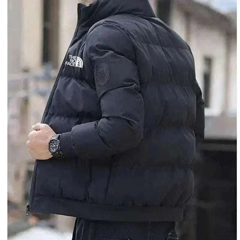 Buy Winter Jackets- Stand Collar Warm Down Jacket Street Fashion Casual Brand Men's Parka North Coat.