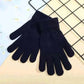 Winter Knitted Gloves Men Women Touch Screen Cold-proof Warm Full Finger Gloves Korean Style All-match Cycling Wool Gloves.
