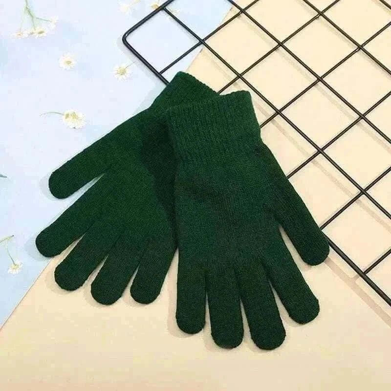 Winter Knitted Gloves Men Women Touch Screen Cold-proof Warm Full Finger Gloves Korean Style All-match Cycling Wool Gloves.