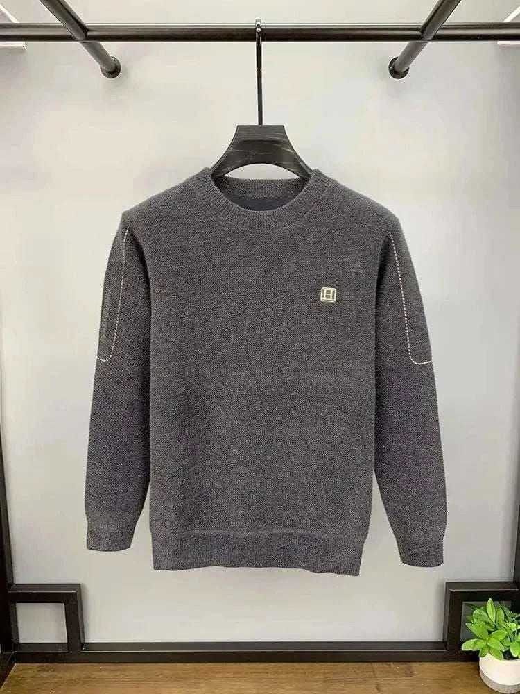Winter Men's Warm Fleece Sweater.