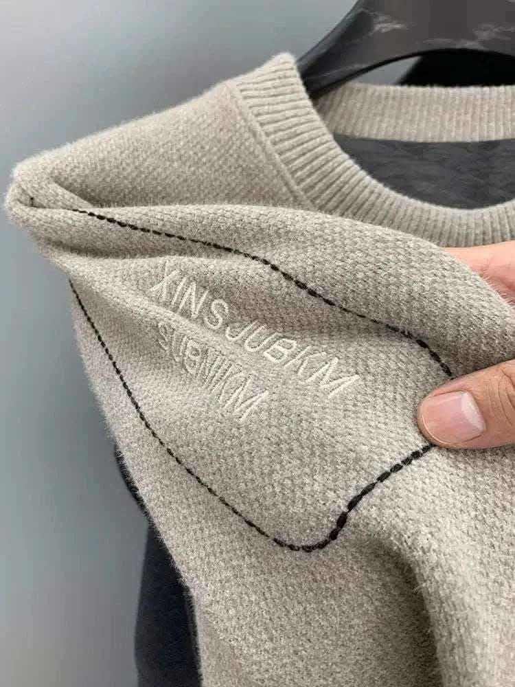 Winter Men's Warm Fleece Sweater.