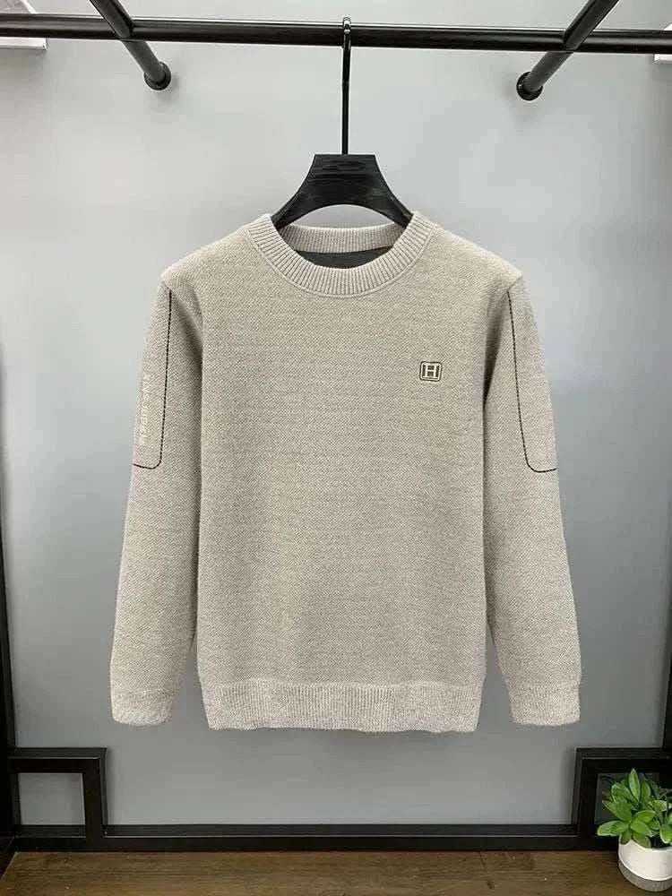 Winter Men's Warm Fleece Sweater.