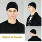 Winter Warm Unisex Wool Beanies Caps Fisherman Hat for Men Short Knit Watch Cap Cuffed Trawler Hats Hip Hop Bonnet.