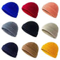 Winter Warm Unisex Wool Beanies Caps Fisherman Hat for Men Short Knit Watch Cap Cuffed Trawler Hats Hip Hop Bonnet.