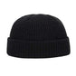 Winter Warm Unisex Wool Beanies Caps Fisherman Hat for Men Short Knit Watch Cap Cuffed Trawler Hats Hip Hop Bonnet.