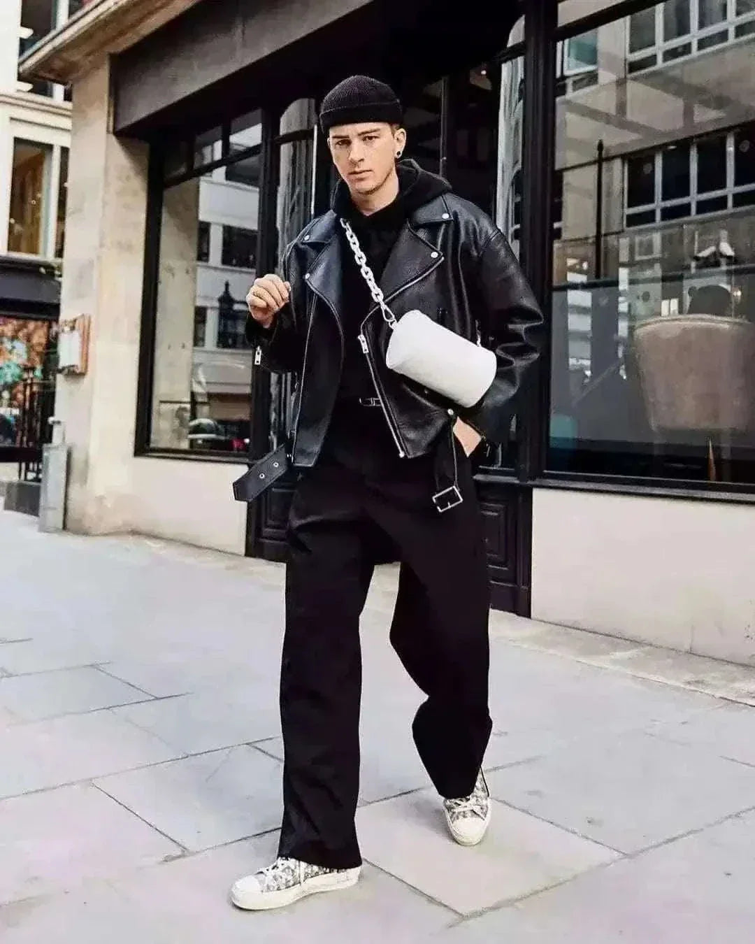 Men's Fashion Style Store Winter Warm Unisex Wool Beanies Caps Fisherman Hat for Men Short Knit Watch Cap Cuffed Trawler Hats Hip Hop Bonnet