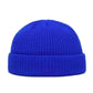 Winter Warm Unisex Wool Beanies Caps Fisherman Hat for Men Short Knit Watch Cap Cuffed Trawler Hats Hip Hop Bonnet.