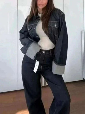  Men's Fashion Style Store Women's Denim Jacket