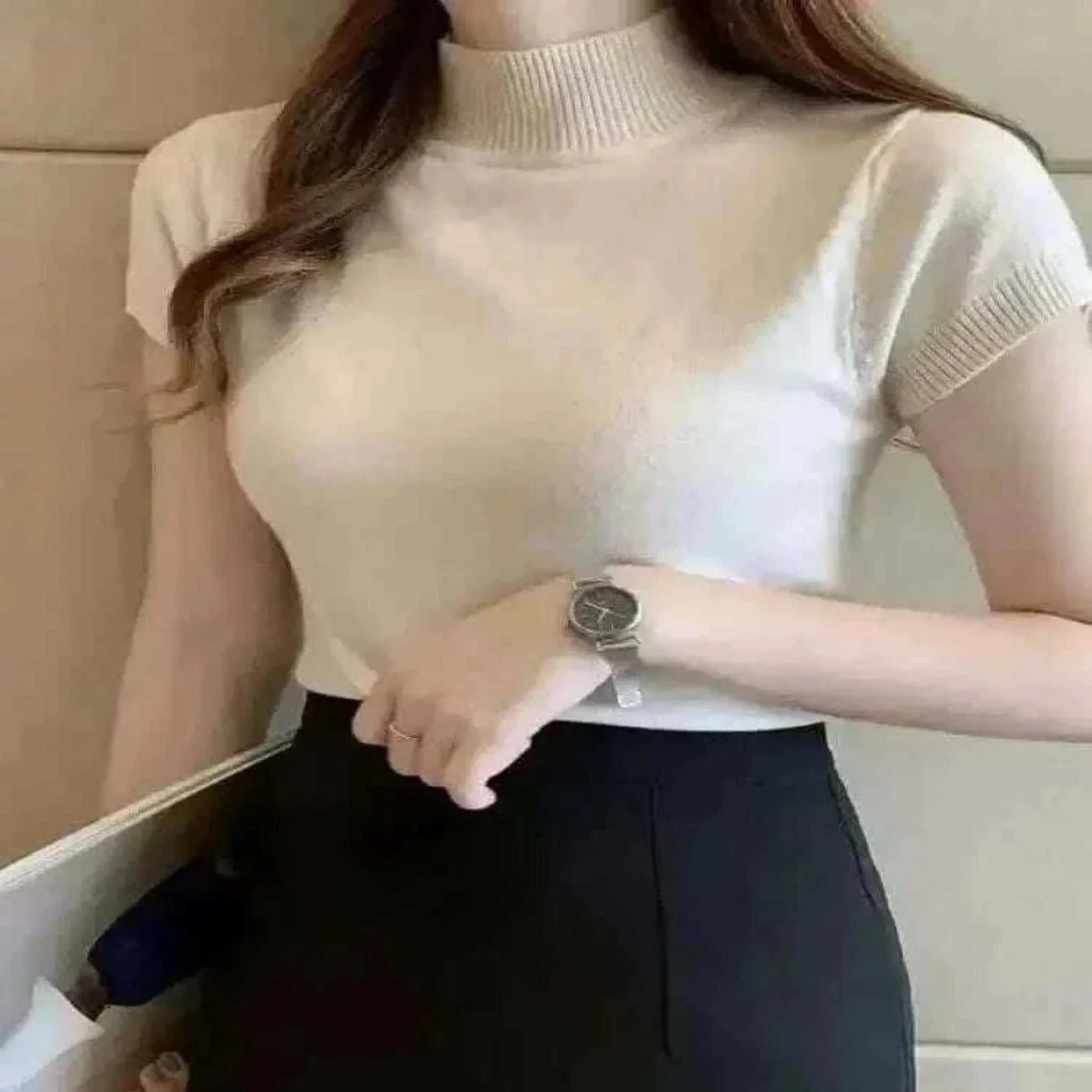 Going Out Tops-Women's High Neck Tops.