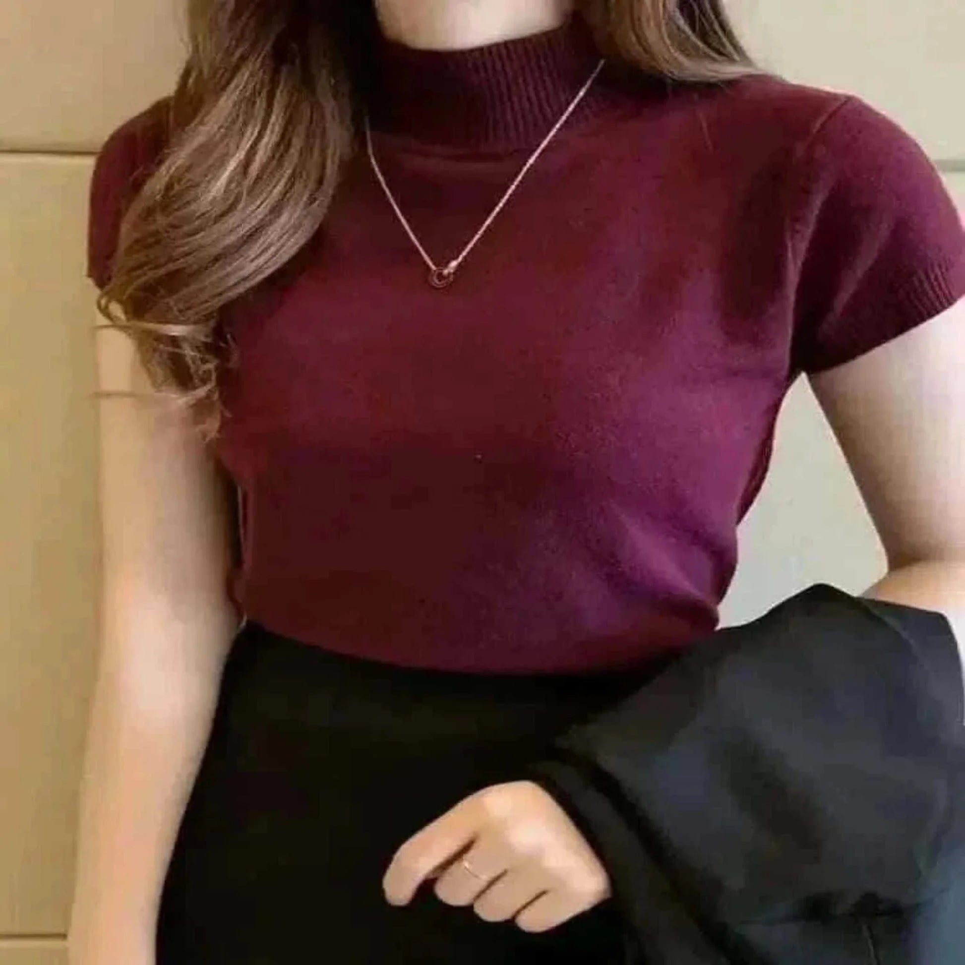 Going Out Tops-Women's High Neck Tops.