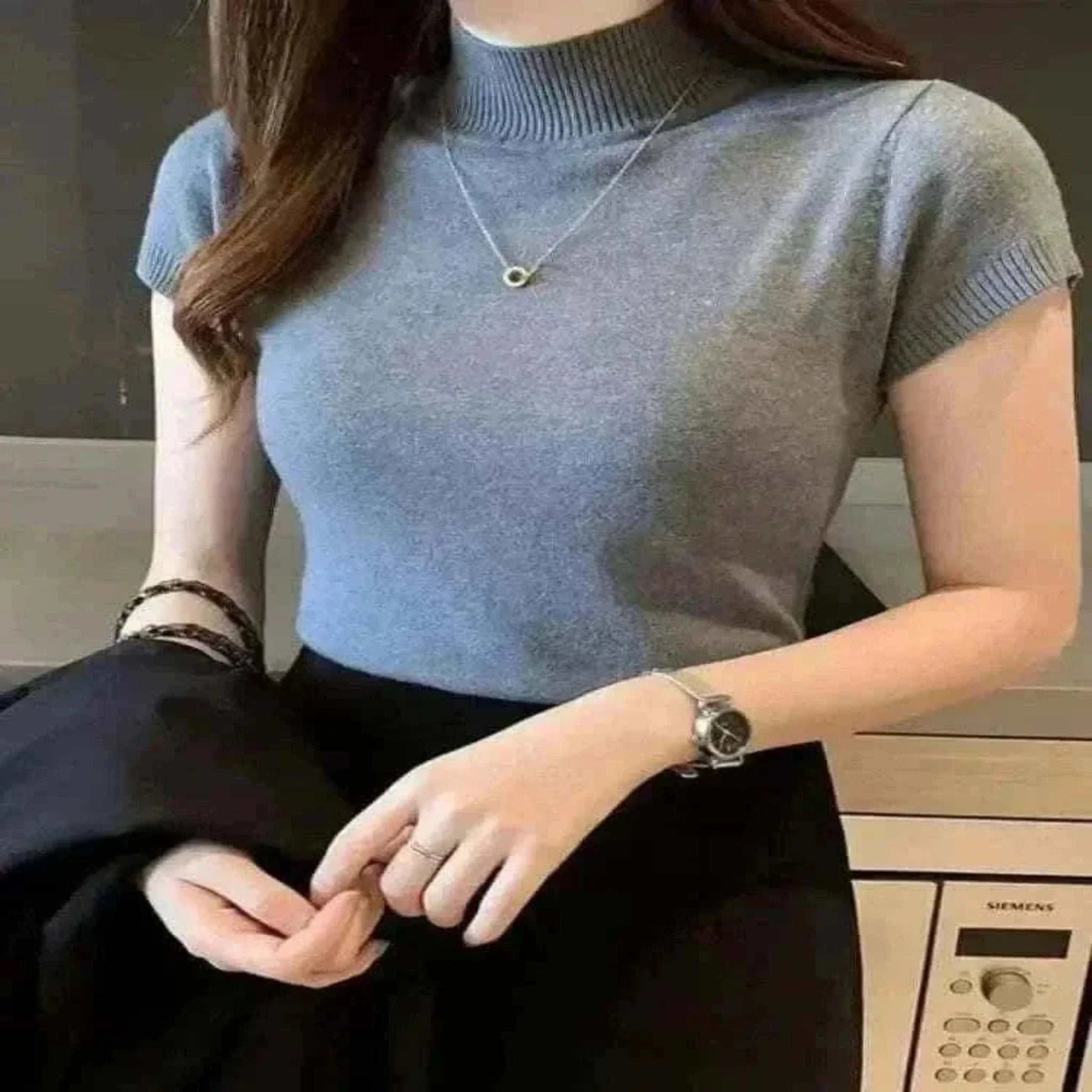 Going Out Tops-Women's High Neck Tops.