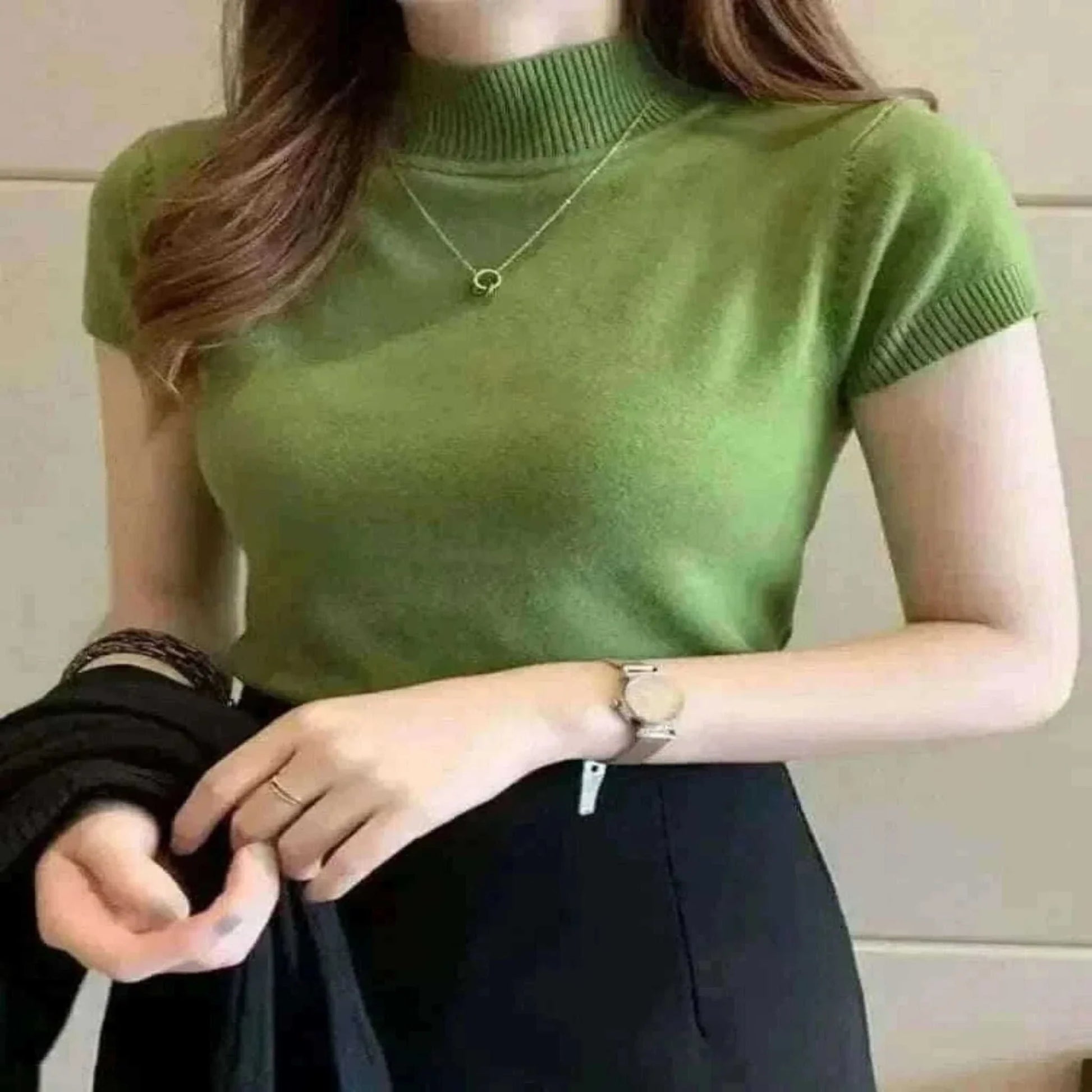 Going Out Tops-Women's High Neck Tops.