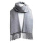 Wool Scarves Winter Soft Warm Cashmere Shawl Thickened Long Tassel Shawl Warm Scarf Fashion Solid Color Women Man Scarf.